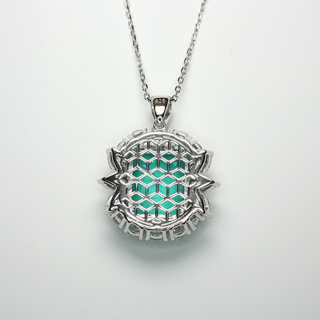 Subtelna zawieszka z eleganckim cytrynem