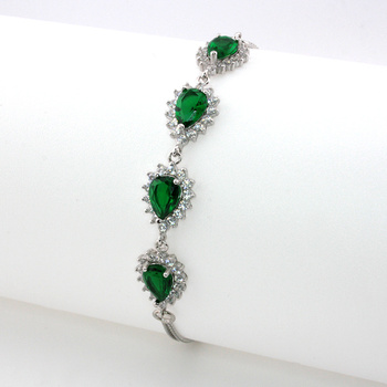 Osmańska bransoletka "Elegancja Szmaragdu"