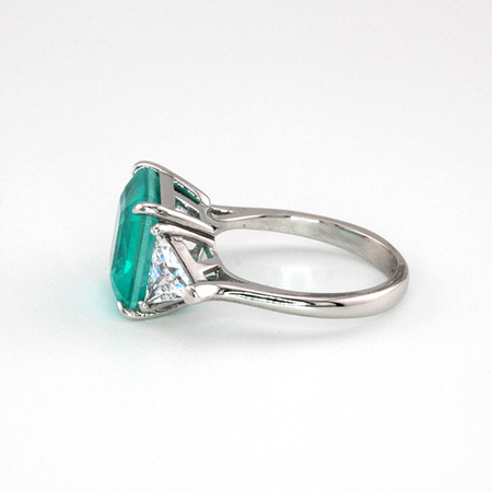 Srebrny pierścionek z turmalinem Paraiba „Paraiba Istanbul”