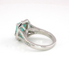 Srebrny pierścionek z turkusowym turmalinem paraiba „Klejnot Księżniczki”