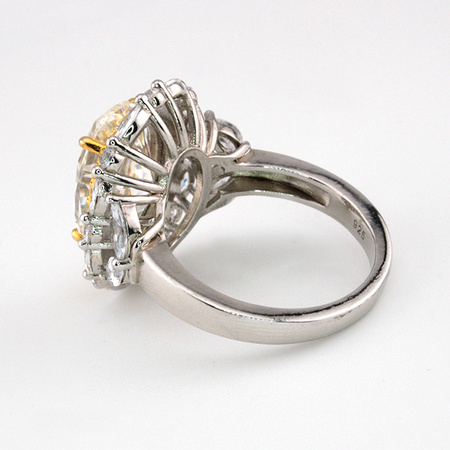 Słoneczny Blask - ekskluzywny pierścionek z cytrynem