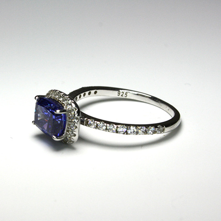Elegancki pierścionek Premium z tanzanitem
