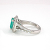 Srebrny pierścionek z turkusowym turmalinem paraiba „Klejnot Księżniczki”