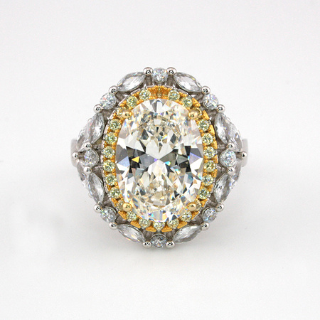 Słoneczny Blask - ekskluzywny pierścionek z cytrynem