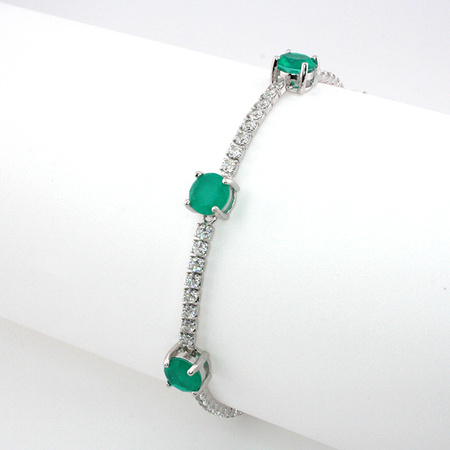 Srebrna bransoletka z turmalinem paraiba „Paraiba Istanbul”