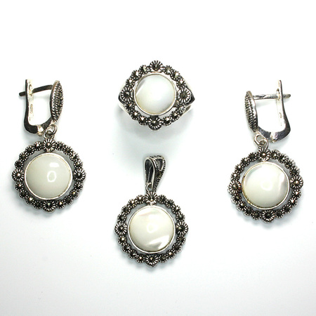 Osmański zestaw srebrny "Perła Orientu"