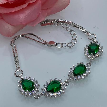 Osmańska bransoletka "Elegancja Szmaragdu"